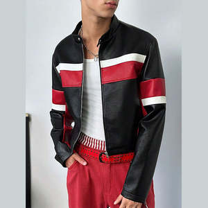 Chaqueta de Cuero Auténtico para Hombre, Estilo Bomber, Diseño Retro Vintage, Ajustada, Clásica, de Lujo, para Invierno - Product Image 1