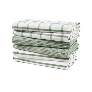 Nouveauté torchons de cuisine brodés 100% coton personnalisés avec logo privé personnalisé - Product Image 6