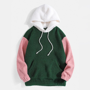 Sweat à capuche d'hiver en polaire à séchage rapide respirant avec sérigraphie Style confort pour hommes - Product Image 1