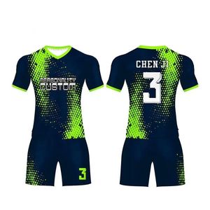 Uniforme de Fútbol Corto de Alta Calidad 100% Poliéster, Ropa Deportiva de Equipo de Alta Calidad, Conjuntos con Corte Automatizado, Incluye Logotipo Personalizado - Servicio OEM - Product Image 3