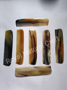 Peigne en corne de buffle de taille personnalisée en gros pour le soin des cheveux et l'utilisation de salon élégant peigne en corne naturelle pour les soins de santé - Product Image 3