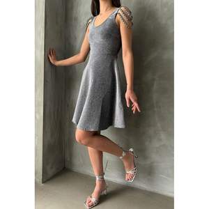 Robes de cocktail en gros Topshow Silver Glitter - Product Image 5