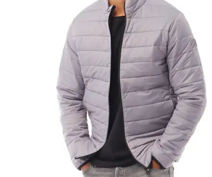 Chaqueta Bomber Acolchada Impermeable y Ecológica para Hombre, Corte Entallado, Diseño Vintage en Color Negro Personalizado para Invierno - Product Image 6