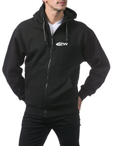 Sudaderas con capucha para hombre, sudaderas informales con estampado personalizado de lana de gran tamaño, ropa de calle de algodón, sudaderas con cremallera para ropa deportiva de invierno - Product Image 3