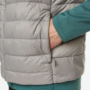 Otoño Invierno ligero acolchado chaleco acolchado Unisex 100% alta calidad cuello redondo cremallera frontal ecológico transpirable caliente - Product Image 2