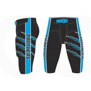 tackle twill american football uniform Sublimation Integrated American Football <b>Pants</b> with <b>Pads</b> - Product Image 1