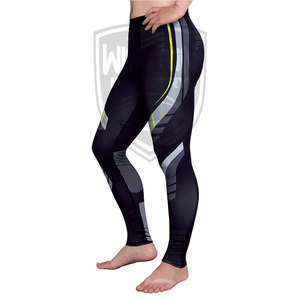 Pantalon de compression personnalisé avec logo OEM Vêtements de fitness Pantalon de compression extensible sport pour hommes - Product Image 5