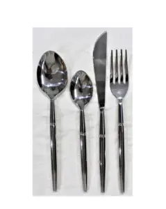 New Stylish Design Metal Aluminum Silver Colored Cutlery Set For Home Hotel Wedding Table Decoration Cutleries