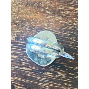 Navajo Handmade Royston <b>Turquoise</b> Sterling Silver Cluster <b>Ring</b> Size 7.5 - Product Image 5