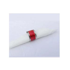 Anneau de serviette attrayant et créatif en acier inoxydable décoration de fête de mariage anneau de serviette rond en Aluminium anneau de serviette de haute qualité - Product Image 1