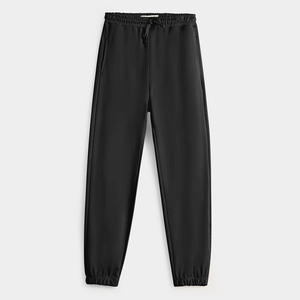 Vente en gros de nouveaux pantalons décontractés taille haute pour femmes à la mode pantalons longs respirants et durables pour l'hiver teints en couleur unie - Product Image 5