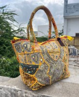 Sac fourre-tout indien perlé Banjara sac à bandoulière fait à la main grand sac à provisions pour femmes