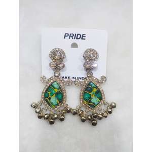 Juego de Aretes Modernos para Mujer, Venta al por Mayor, con Piedras de Bisutería de Moda para Fiestas, Sesiones de Fotos y Regalos - Product Image 4