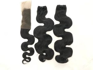 2024 Venta caliente al por mayor cutícula alineada vietnamita trama de cabello humano onda del cuerpo cabello humano virgen pelucas de encaje completo luz suave - Product Image 2