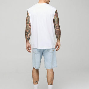 เสื้อกล้ามผู้ชายแบบลำลองผ้านุ่มสำหรับผู้ใหญ่ดีไซน์ทันสมัยพิมพ์ลายสไตล์ที่เป็นเอกลักษณ์ - Product Image 3