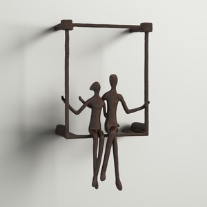 Offre spéciale Tenture murale combinée en verre et en métal parfaite pour les intérieurs de luxe Prix de gros disponible pour les grosses commandes - Product Image 1