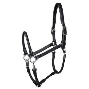 Licou en cuir Horse Tack Up-Cob noir Deux licous en cuir - Product Image 1