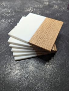 TRADITION COASTUER HOTEL HOUSEWARMING Posavasos redondos de madera de mármol o HOTEL Inauguración de la casa para uso Elegante portavasos y bebidas - Product Image 3