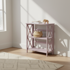 ตู้หนังสือ 3 ชั้น สี Dusty Rose - Product Image 2
