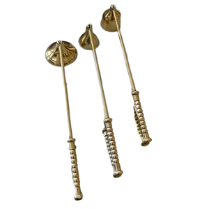 Juego de 3 velas Snuffer Concrete Unique Candle Jar Hecho a mano Aluminio Metal Estilo americano Accesorios de iluminación - Product Image 1