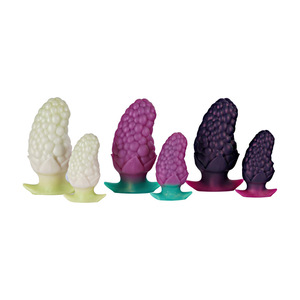 Jouet sexuel anal - Plug anal en silicone unique en forme de mûre pour jeux SM en extérieur - Product Image 4
