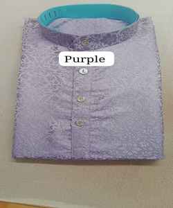 Nuevo Kurta Corto de Moda para Hombre, Estilo Khadi de Algodón para Invierno, Cuello de Pijama, Achkan, Bandhgala, Sherwani, Kurti Pakistaní Azul Marino - Product Image 2