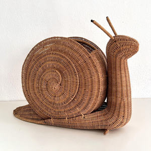 Cestas de almacenamiento de ratán al por mayor con forma de caracol, accesorios para la habitación de bebés niñas, la mejor oferta. - Product Image 5