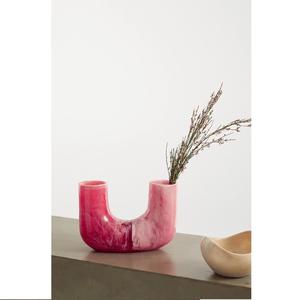 Colorful <b>U</b> Shape Modern Resin Flower Vase for Home Decoration Luxury Decorative Vase for <b>Living</b> Room Cafe & Office - Product Image 5