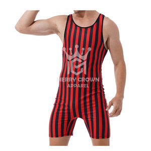 Hot Selling <b>Men's</b> Wrestling <b>Singlets</b> 100% Polyester Fabric Wrestling <b>Singlets</b> Comfortable Fully Sublimation Wrestling <b>Singlets</b> - Product Image 4