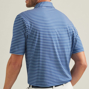 Chemises polo de sport de golf pour hommes de haute qualité respirantes en gros, taille réelle, coupe athlétique - Product Image 2