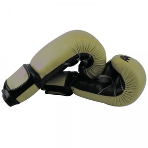 Guantes Profesionales de Boxeo Tailandés para Adultos, 10oz, Material de Cuero PU, para Jóvenes Entrenadores y Boxeadores de MMA - Product Image 3