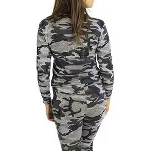 ชุดวอร์มลายพรางสำหรับผู้หญิง ชุดสองชิ้นแสนสบาย ออกแบบมาเพื่อความสะดวกสบายและการใช้งานในชีวิตประจำวัน ขายส่ง - Product Image 5