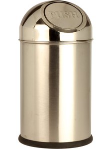 Cubo de basura de 50 litros de acero inoxidable para el hogar 2025, operado por Pedal cubo de basura de cocina, estructura de tipo de presión de pie - Product Image 5