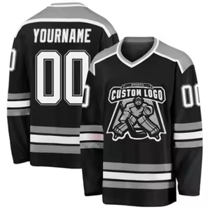Servicio OEM Uniforme de hockey sobre hielo deportivo cómodo de alta calidad Logotipo personalizado Conjunto de Jersey de hockey sobre hielo unisex Estilo - Product Image 4
