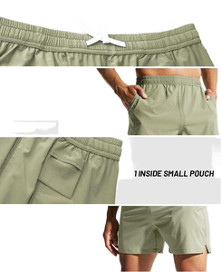 กางเกงขาสั้นขาสั้นสำหรับผู้ชายกางเกงขาสั้นสำหรับออกกำลังกายกางเกงขาสั้นผ้าโพลีเอสเตอร์สำหรับออกกำลังกายวิ่งออกกำลังกายในยิมกางเกงขาสั้นสำหรับผู้ชาย - Product Image 5