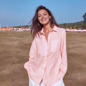 Camicia Casual da <span class=keywords><strong>Donna</strong></span> Personalizzata, Traspirante, a Maniche Lunghe, con Bottoni, Leggera, Oversize, Estiva, Vestibilità Ampia - Product Image 1