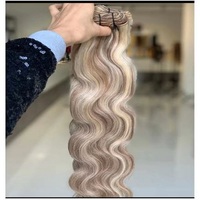 Meilleure qualité coupée d'un donneur 100% cuticule cheveux crus indiens Alingned vendeurs en gros pas de perte pas emmêler les cheveux en vrac