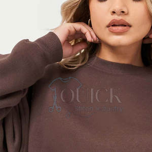 Sudadera de lana Sherpa hecha a medida para mujer, frente de invierno, antiarrugas, ecológica, transpirable, de poliéster/tela de algodón, cálida y suave - Product Image 4