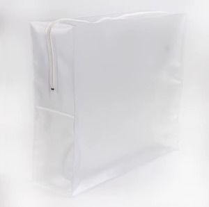 Custom Frosted <b>PVC</b> Bedding Packaging Bag High Frequency Welded Zipper Pouch for Quilt Blanket Pillow Towel Storage - Product Image 1