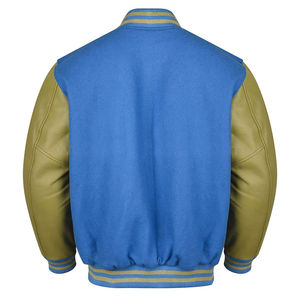 Vestes de baseball à col personnalisé de style sportif Vestes de baseball fabriquées en laine légère Conception personnalisée en gros - Product Image 3