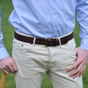 Ceinture Marron Uni pour l'Équitation Équestre Polo - Product Image 6