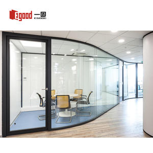 División de Espacios de Oficina Industrial Moderna con Paneles de Vidrio, Perfil de Aluminio, Aislamiento Acústico y Doble Acristalamiento - Product Image 4