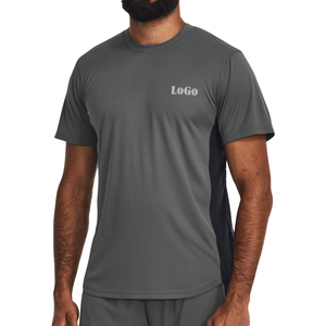 เสื้อยืดออกกำลังกายผู้ชายไซส์ใหญ่ ผ้าระบายอากาศ ไม่เป็นขุย ทรงโอเวอร์ไซส์ คอกลม ไม่มีลาย ส่งตรงจากโรงงานบังกลาเทศ - Product Image 6