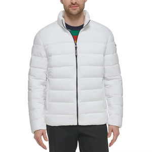 Veste matelassée à capuche pour homme, design personnalisé OEM, pour l'hiver et l'automne, de haute qualité, imperméable et respirante, fabriquée au Pakistan - Product Image 4