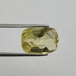 ลิมอนธรรมชาติควอตซ์ 14x10 มม.เบาะตัดแฟนซีแถบ 5.91 cts คุณภาพสูงมะนาว topaz หลวมอัญมณีสําหรับเครื่องประดับทํา - Product Image 2