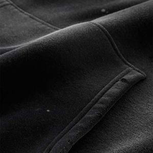 Sweat à capuche en coton lourd 100% avec logo personnalisé brodé et délavé à l'acide, grande taille, sweat à capuche pour homme - Product Image 4