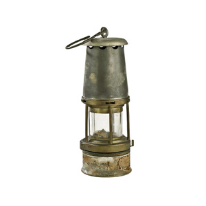 Latest Design Round Shape Lamp With Prime Quality Customized Size Brass Table Top Miner Lamp From India - Product Image 1