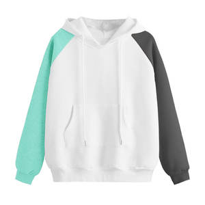 Jersey de invierno con capucha para mujer personalizado OEM, estilo informal de color sólido con estampado de logotipo frontal, MOQ bajo para sudaderas con capucha de logotipo personalizado - Product Image 1
