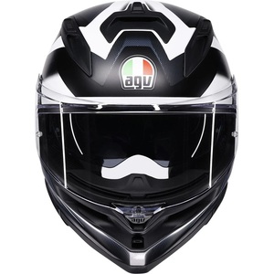 Casques AG V de qualité supérieure - Casque K7 - Glimpse - Noir mat/blanc - Product Image 3