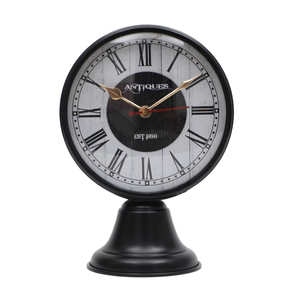 Ak Brass Aesthetic Table Decor Radiating with Modern Metal <b>Clock</b> Glow-infused Contemporary Metal <b>Desk</b> <b>Clock</b> for Home Decor - Product Image 2
